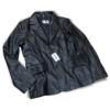 Men's Black Blazer Coat Real Lambskin Leather Jacket