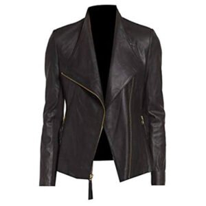 jersey biker jacket womens