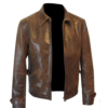 James Bond Skyfall Brown Leather Jacket