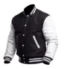 Black and White Varsity Jacket