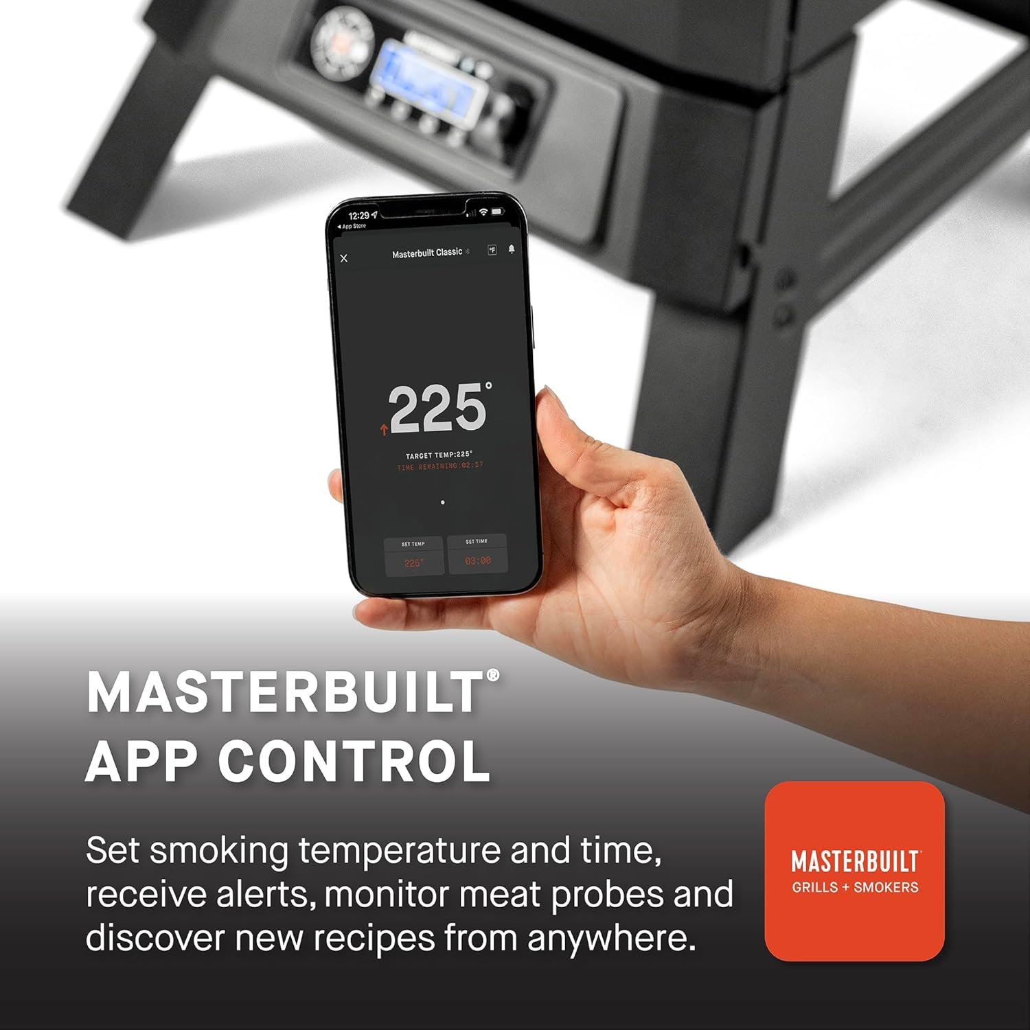 Masterbuilt 710 WiFi Digital Electric Smoker, 711 Sq. In, Vertical Design - Image 3