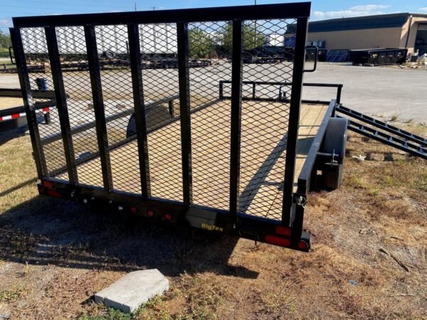 Big Tex 35SA-14BKRSX Single Axle ATV Trailer 83″x14′ Black - Image 3